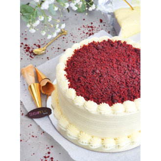 Red Velvet Cake with Cream Cheese 